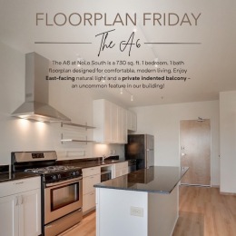 a kitchen with an island