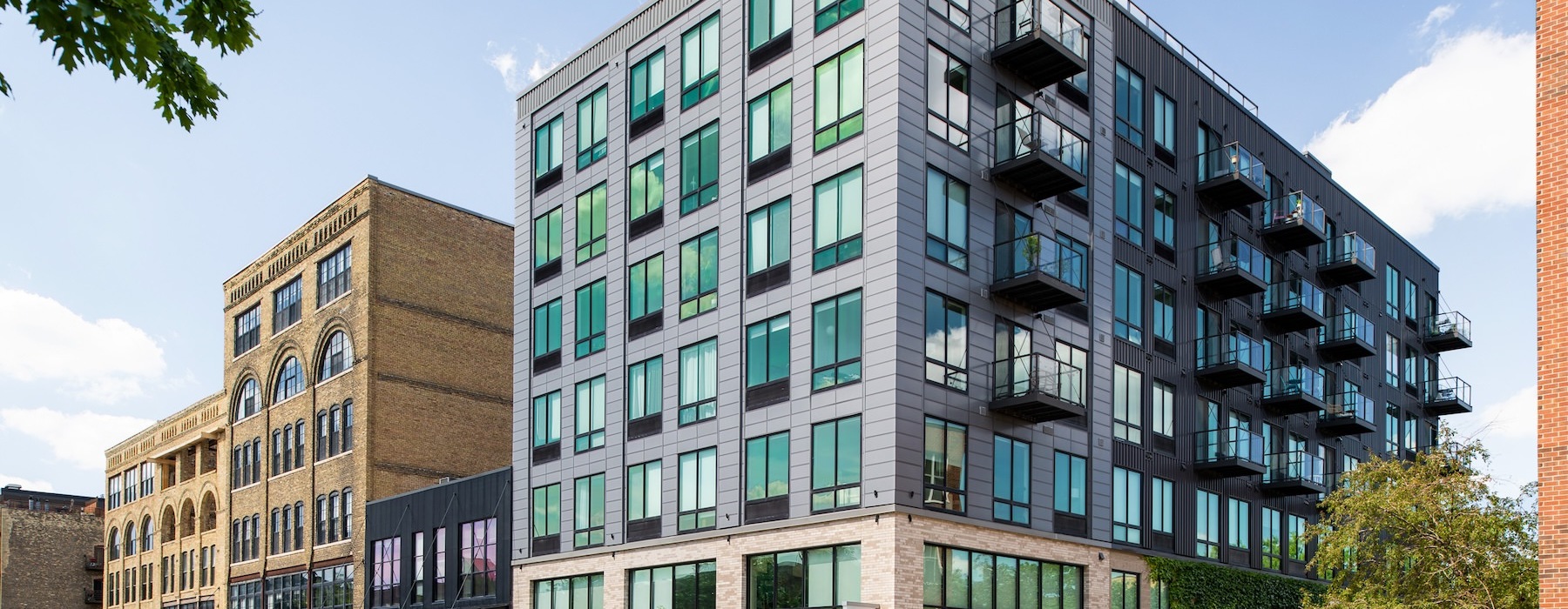 an apartment building